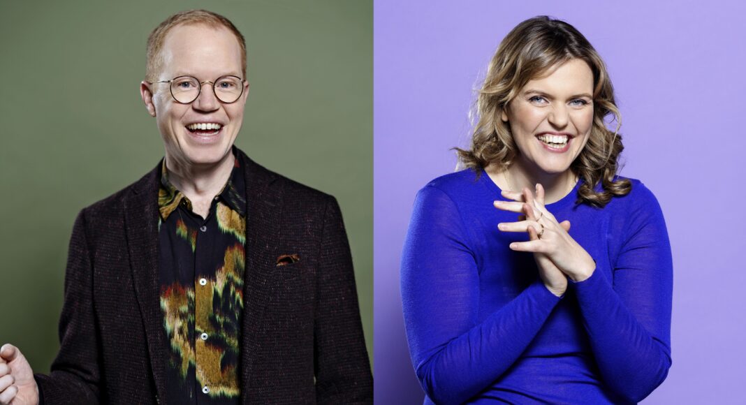 Værtsparret Katrine Muff og Mathias Hammer er bedst kendt fra Sangbogen