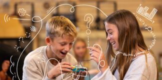 Analoge værktøjer skal medvirke til børns digitale dannelse ultra:bit - projekt i DR, Foto: Claus Rud /Grafik: Lea Hytting