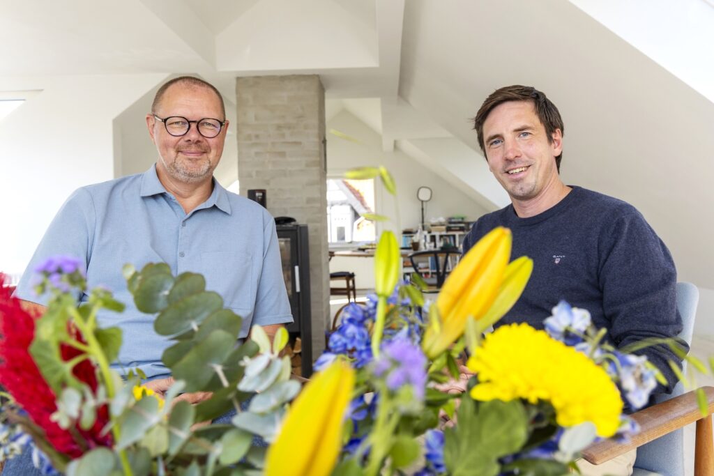 Generalsekretær Mikael Arendt Laursen og psykolog David Madsen