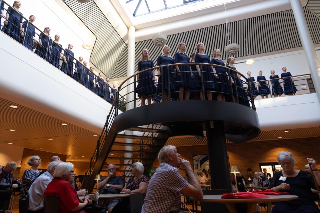 DRs juniorkor sang så det sved i øjenkrogen ved KLFs 100 års-festligheder, Foto: Lars Salomonsen